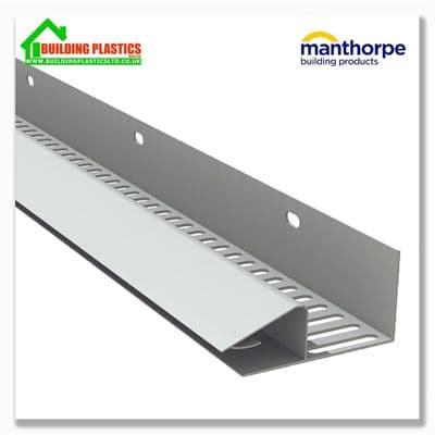 Continuous Soffit to Wall Ventilator 2.4m Length | White