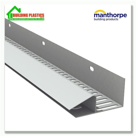 Continuous Soffit to Wall Ventilator 2.4m Length | White | Building Plastics Tele 0333 050 0585