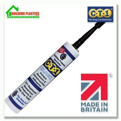 CT1 Black Sealant and Construction Adhesive 290ml