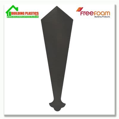 Decorative Finial 340mm Anthracite Grey Woodgrain
