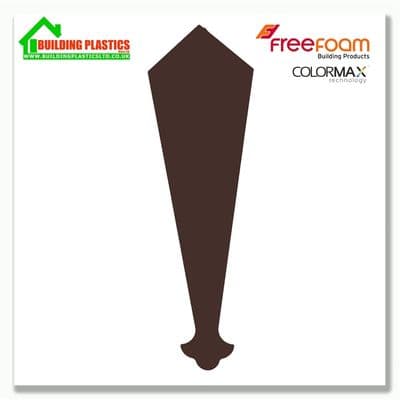 Decorative Finial 340mm Brown (Leather Brown)