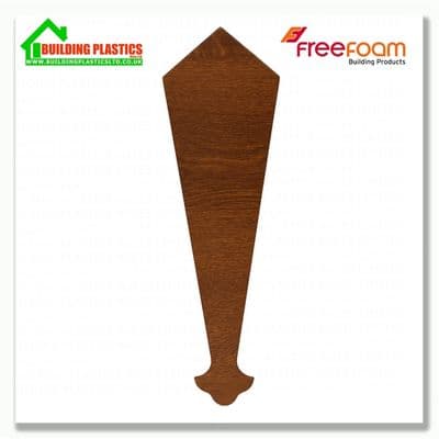 Decorative Finial 340mm Light Oak Woodgrain