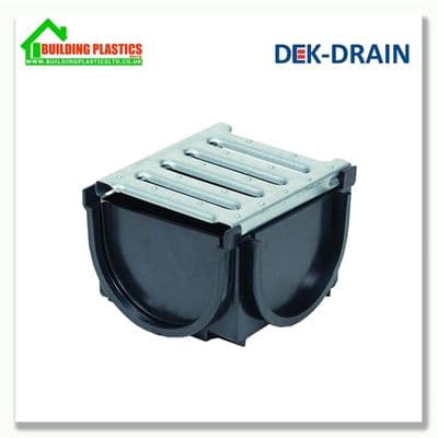 Dek-Drain 4 Way Junction Galvanised Steel Top