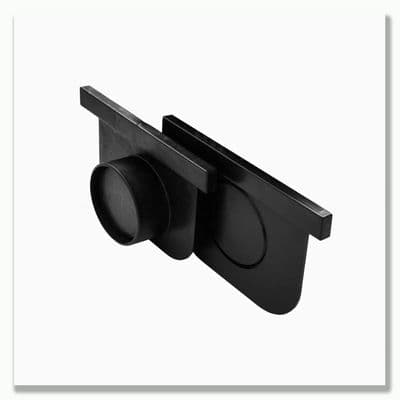 DekDrain Vela A15 Linear Bar Wave VL84 End Caps - Pack of 2