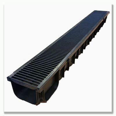 DekDrain Vela A15 Plastic Channel Drain - 1m Length