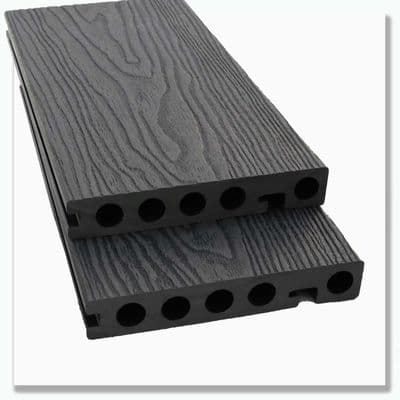 Evolved Black Composite Decking End Board 3.6m (148mm x 25mm)