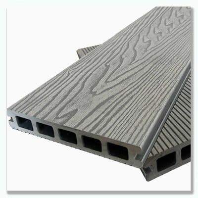 Evolved Slate Grey Composite Decking Board 4.8m (148mm x 25mm)