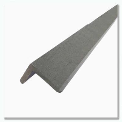 Evolved Slate Grey Composite L Trim 3.6m  53mm x 41mm Decking Edge & Corner Trim