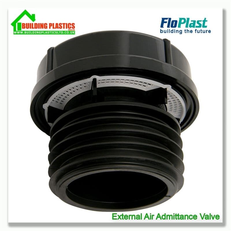 External Air Admittance Valve AX110 Black Floplast Building
