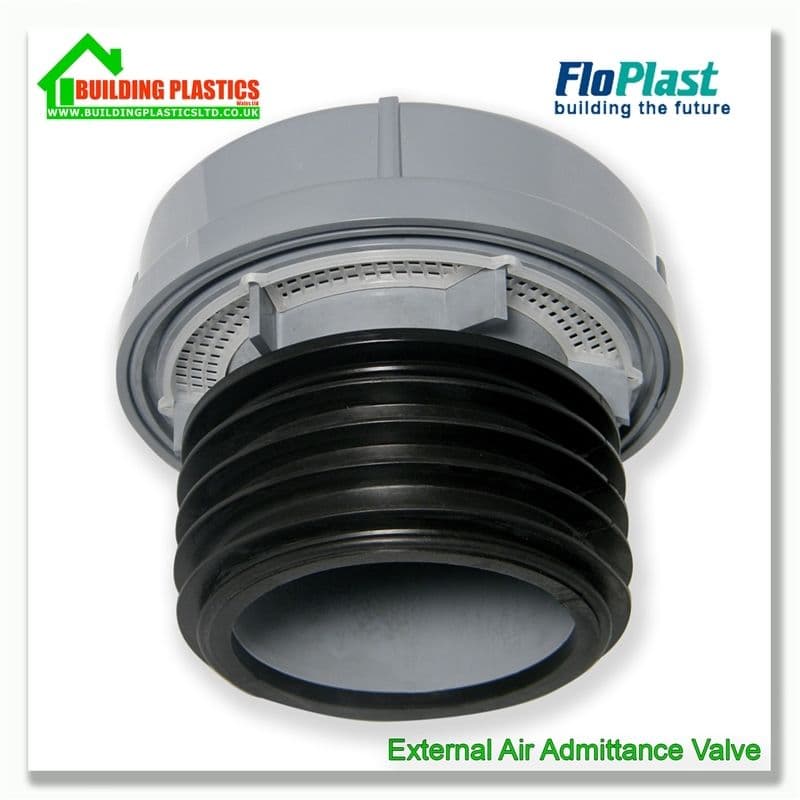 External Air Admittance Valve AX110 Grey Floplast Building Plastics