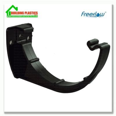 Fascia Bracket 112mm Half Round Gutter Black