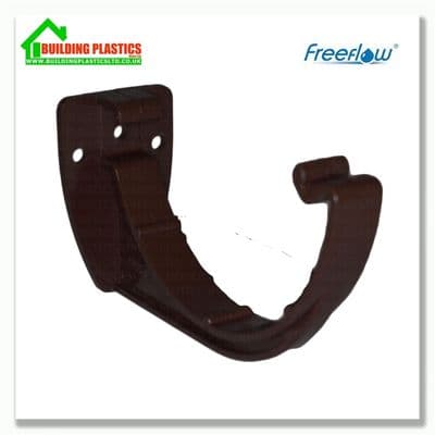 Fascia Bracket 112mm Half Round Gutter Brown
