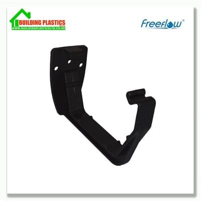 Fascia Bracket 114mm Square Line Gutter Black