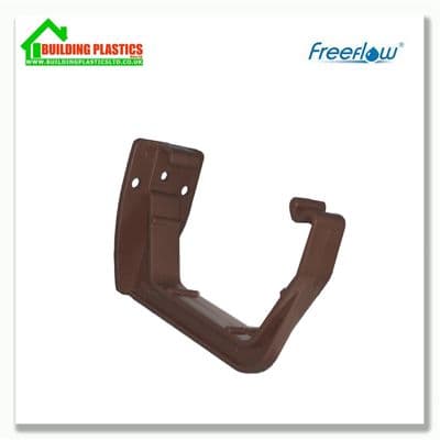 Fascia Bracket 114mm Square Line Gutter Brown