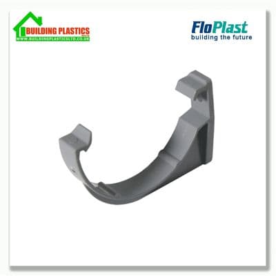 Fascia Bracket 76mm Floplast MiniFlo Grey