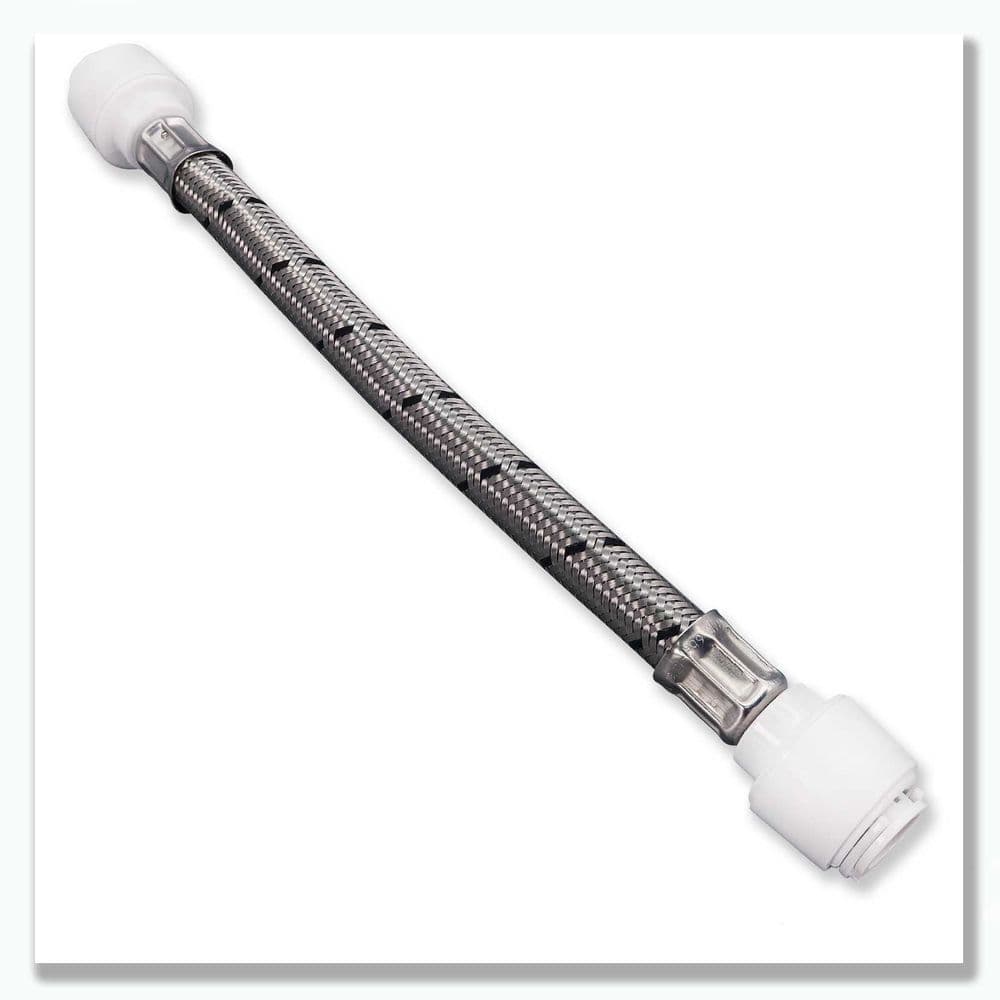 Flofit Push Fit Flexi Hose 15mm X 15mm X 300mm flofit-push-fit-flexi-hose-15mm-x-15mm-x-300mm