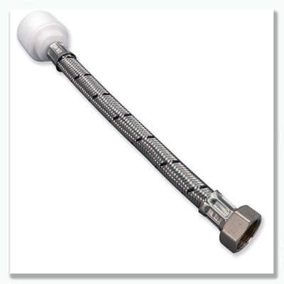 Flofit+ Push Fit Flexi Hose With Tap Connector - 22mm x 3/4