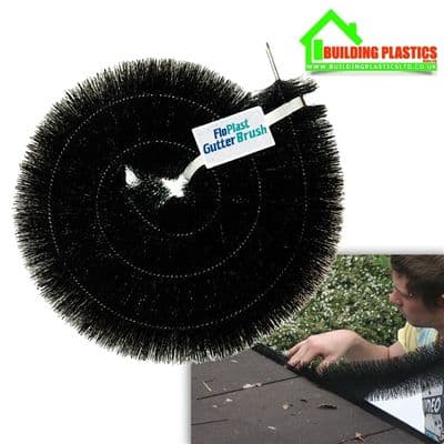 Floplast GutterBrush 100mm x 4m Black