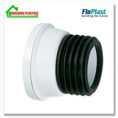 Floplast SP101 Straight Soil Pan Connector - White
