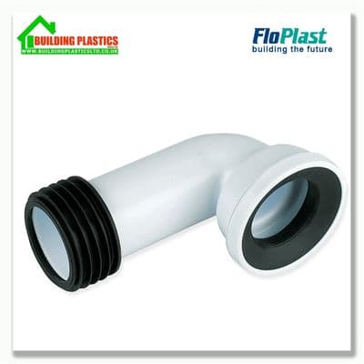 Floplast SP103 Soil Pan Connector 90 Degree - White