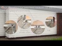 Fortex 170mm Weatherboard 5m | Pale Gold | Building Plastics Tele 01495 221630