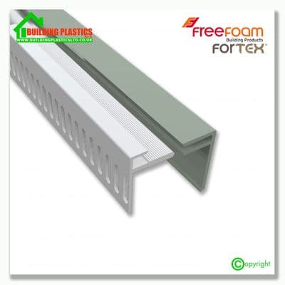 Fortex 25mm Multi Vented Cover Trim 3m | Sage Green