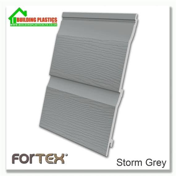 Fortex 333mm Double Shiplap 5m | Storm | Building Plastics