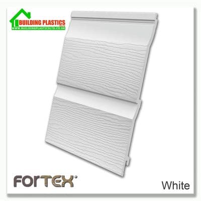 Fortex 333mm Double Shiplap 5m | White