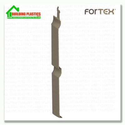 Fortex 333mm Double Shiplap Butt Joint | Argyl Brown