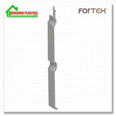 Fortex 333mm Double Shiplap Butt Joint | Mist Grey
