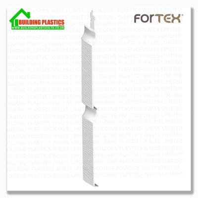 Fortex 333mm Double Shiplap Butt Joint | White