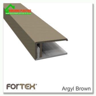 Fortex Two Part Edge Trim 3m | Argyl Brown