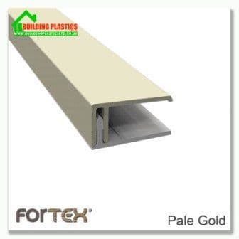 Fortex Two Part Edge Trim 3m | Pale Gold