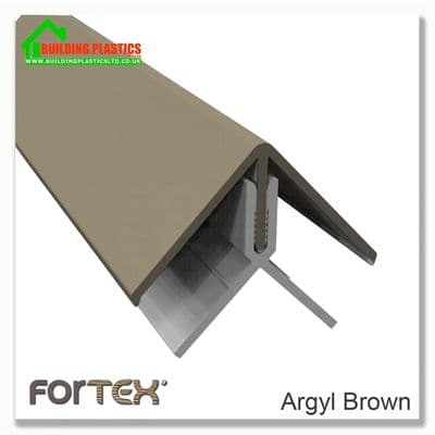 Fortex Two Part External Corner 3m | Argyl Brown