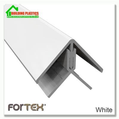 Fortex Two Part External Corner 3m | White