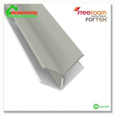 Fortex Two Part Internal Corner 3m | Misty Grey