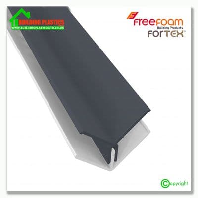 Fortex Two Part Internal Corner 3m | Slate Grey