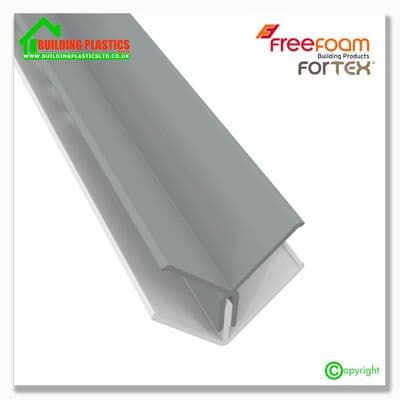 Fortex Two Part Internal Corner 3m | Storm Grey