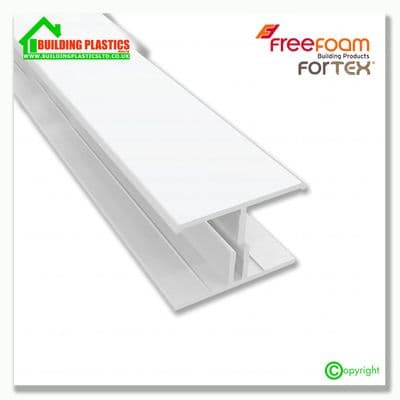 Fortex Two Part Joint Trim 3m | White