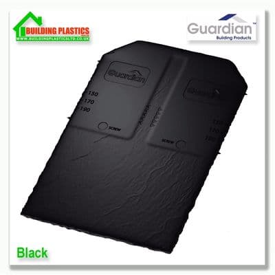 Guardian - Synthetic Slate Tile - Black