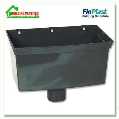 Hopper Box Fits 68mm Round/65mm Square Pipe Grey