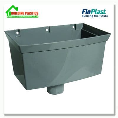 Hopper Box Fits 68mm Round Pipe Grey