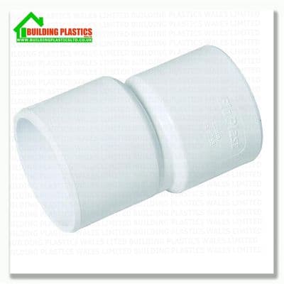 Level Invert Reducer ABS Solvent Weld Waste White