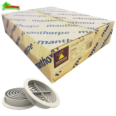 Manthorpe Circular Vents White Box of 50