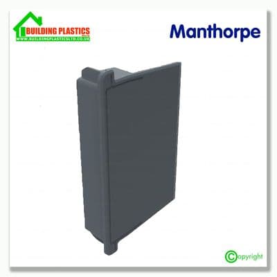 Manthorpe Linear Dry Verge Eaves End Cap | Grey