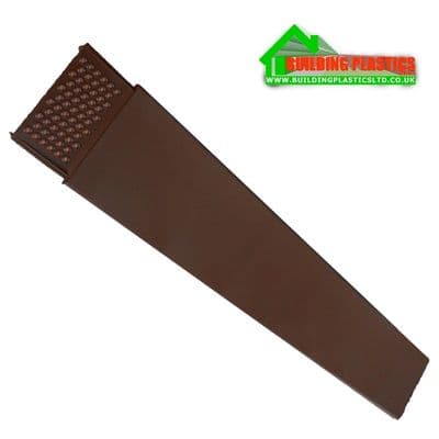 Manthorpe Linear SmartVerge PVCu Left Hand | Brown