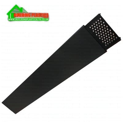 Manthorpe Linear SmartVerge PVCu Right Hand | Black