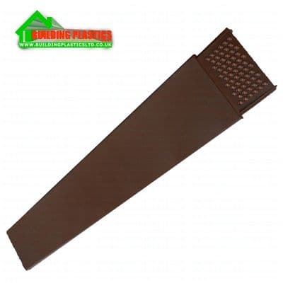 Manthorpe Linear SmartVerge PVCu Right Hand | Brown
