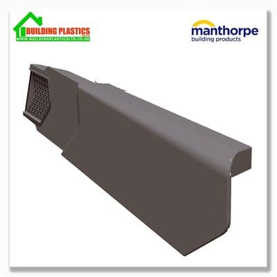 Manthorpe SmartVerge Left hand PVCu Unit Slate | Grey
