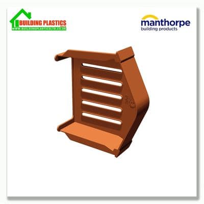 Manthorpe SmartVerge PVCu Eaves Closure | Terracotta